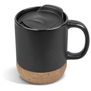 Serendipio Sienna Cork Mug - 340ml - black (Mug-6700)