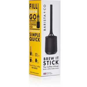 Barista & Co Brew It Stick Coffee and Tea Infuser - Charcoal (BC401-910)