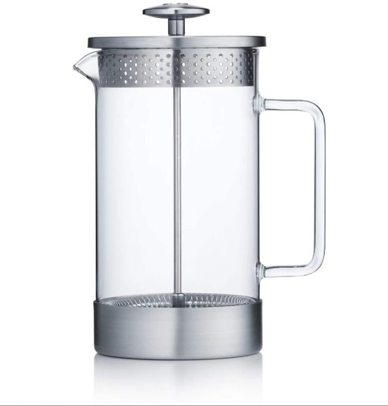 Barista & Co Core Coffee Press - Steel (8 Cup/3 Mug) (BC049-005)