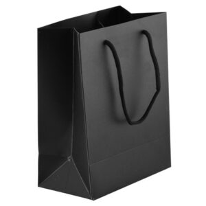 Matte Gift Bag - 33cm - black (BAG091B-33)