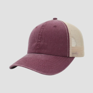 Max Wash 6 Panel Trucker - maroon (F22600)