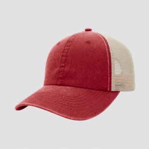 Max Wash 6 Panel Trucker - red (F22600)