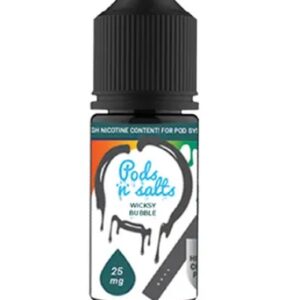 Local Vaping Liquid: Salt Nic - Wicksy Bubble - 25mg (30ml)