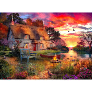 Sunset Cottage (1500 Piece Puzzle)