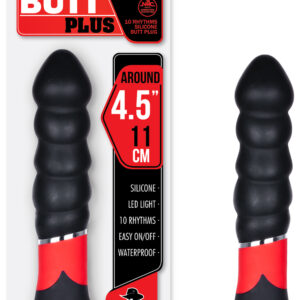 Butt Plus 4.5 inch Silicone Butt Plug Vibrator