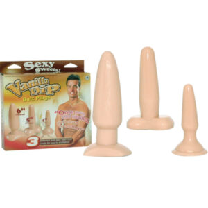 Vanilla Dip Butt Plugs Kit