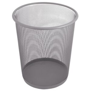 Wire Mesh Trash Can - silver (P2534S)