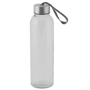 500ml Glass Bottle and Carry Cord - black (P2576B)