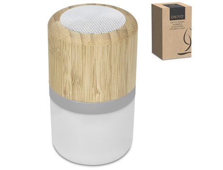 Okiyo Heiwa Bamboo Bluetooth Speaker Light (OK-398)