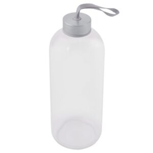 1 Litre Glass Water Bottle - grey (P2604H)