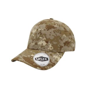 Uflex 6 Panel Outdoor Cap - sand pixel (U22600OC)