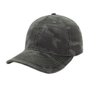 Camo Lazer Oil Skin 6 Panel Cap - camo charcoal (21603)