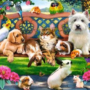 Pets In The Park (1000 Piece Puzzle)
