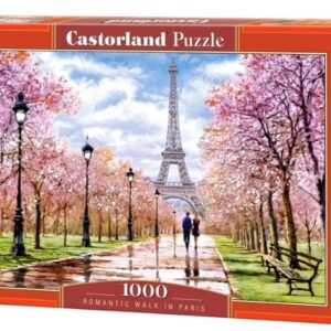 Romantic Walk In Paris (1000 Piece Puzzle)