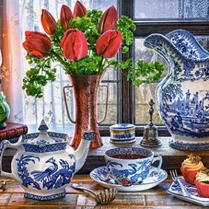 Still Life With Tulips (1500 Piece Puzzle)