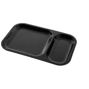Black Divided Rolling Tray (HRPT002)