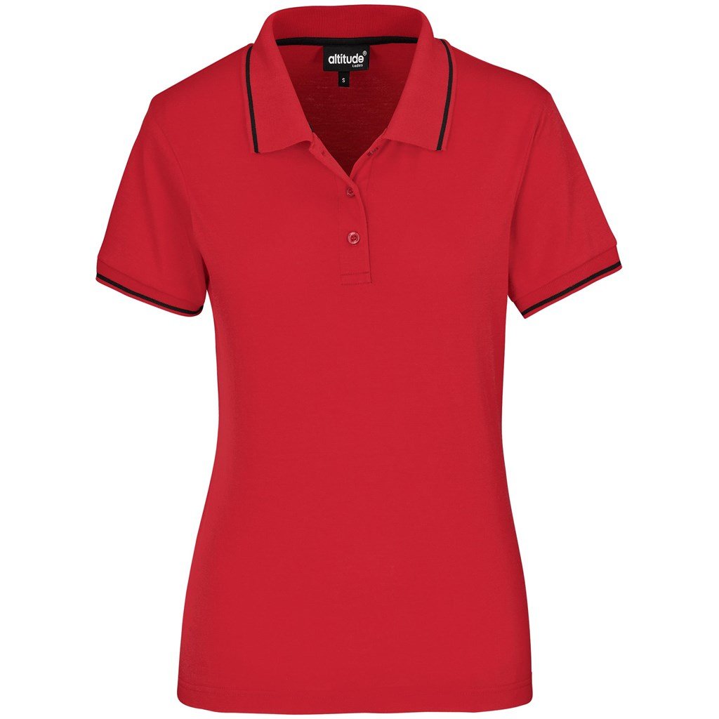 Altitude Reward Golf Shirt - Ladies - red