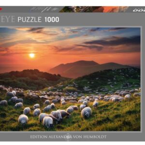 Sheep and Volcanoes (1000 Piece Puzzle)