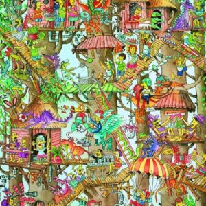 Tree Lodges (1000 Piece Puzzle)