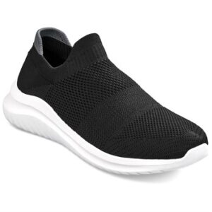 Altitude Unisex Comfort Slip-On Sneaker - black/white (AL-3)
