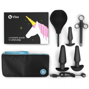 B-Vibe Anal Training and Education Set - Black