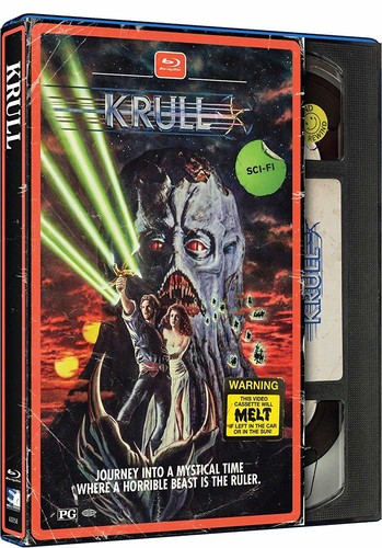 Krull (Blu Ray) - REGION A - Retro VHS Packaging