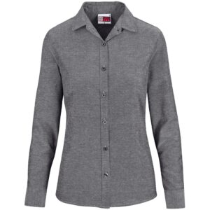 Altitude Long Sleeve Oxford Shirt - Ladies - dark grey