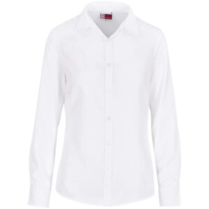 Altitude Long Sleeve Oxford Shirt - Ladies - white