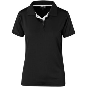Altitude Tournament Golf Shirt - Ladies - black
