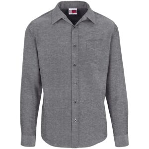 US Basic Long Sleeve Oxford Shirt - Mens - dark grey (AL-181)