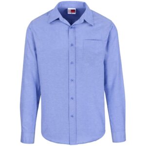 US Basic Long Sleeve Oxford Shirt - Mens - sky blue (AL-181)