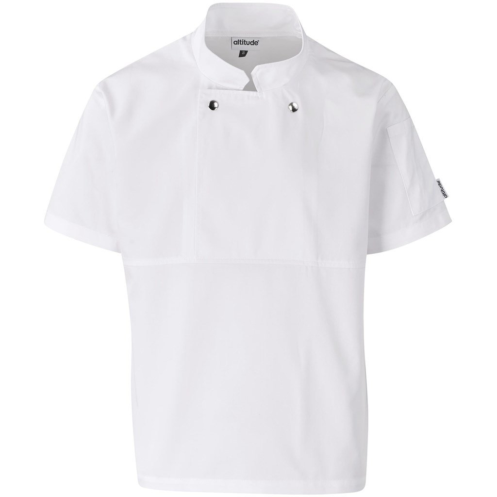 Altitude Unisex Short Sleeve Cannes Utility Top - white