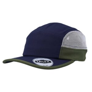 Uflex 6 Panel Recycled Active Cap - navy/olive (U23002)