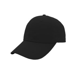 Crushed Nylon 6 Panel Cap - black (F23600)