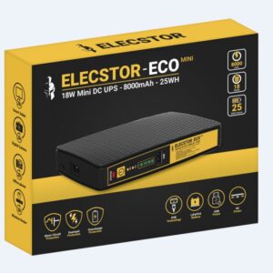 Elecstor 18W Mini UPS 8000mAh - 25WH