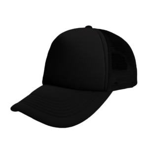 Foam Polysnap Curved Peak - black (S19500)