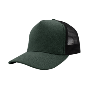 Jersey Trucker Cap - bottle melange/black (C10500)