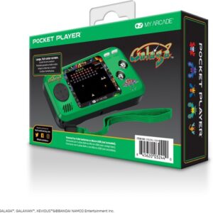 My Arcade Galaga Pocket Player Portable Handheld Game System (DGUNL-3244)