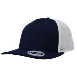 Uflex Polycotton 6 Panel Trucker - navy/white (U23602)