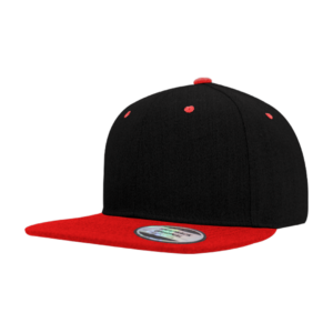 Snapback Two-Tone Cap - black/red (S12608)
