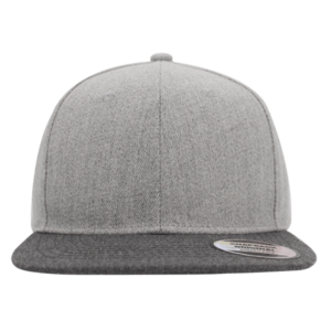 Snapback Two-Tone Cap - grey melange/charcoal (S12608)