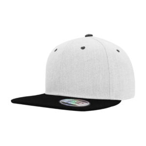 Snapback Two-Tone Cap - white/black (S12608)