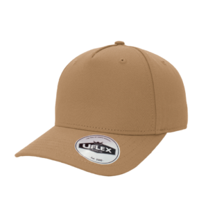 Uflex 5 Panel Curved Peak Snapback - dusty rose (U15518)