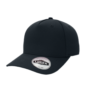 Uflex 5 Panel Curved Peak Snapback - navy (U15518)