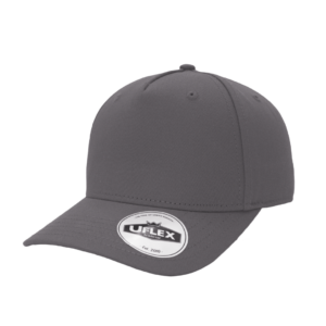 Uflex 5 Panel Curved Peak Snapback - urban grey (U15518)