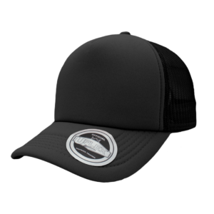 Uflex Curved Peak Trucker Cap - black (U15502)
