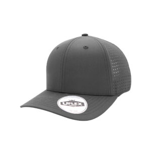 Uflex Laser Cut Technical 6 Panel Cap - dark grey (U20615)