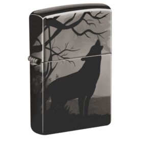 Zippo Lighter: 150 Wolves Design (ZP49188)
