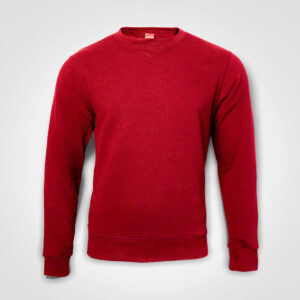 Basic Crew Neck Sweater - red