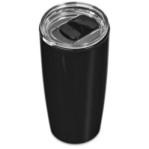 Daytona 2-In-1 Double-Wall Tumbler (600ml) - black (AL-246)